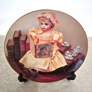 Gorham Yesteryears Doll Museum Lydia Bru Jne 7 Collector Plate 1983 8 in